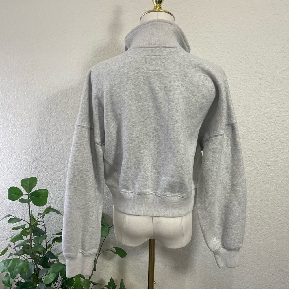 Abercrombie & Fitch Soft A&F Max Essentials Half-Zip Pullover Sweatshirt - Picture 3 of 7